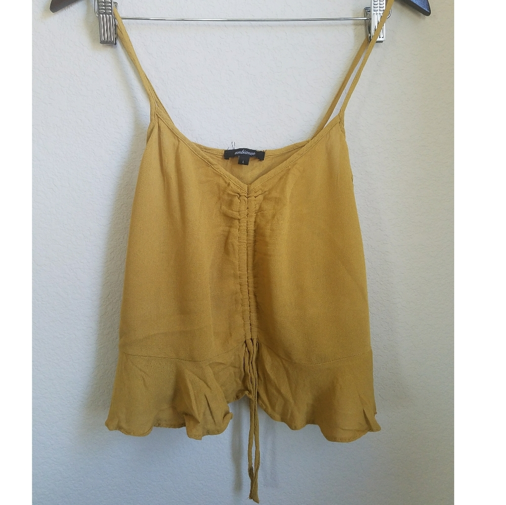 ❤ Skinny strap crop top